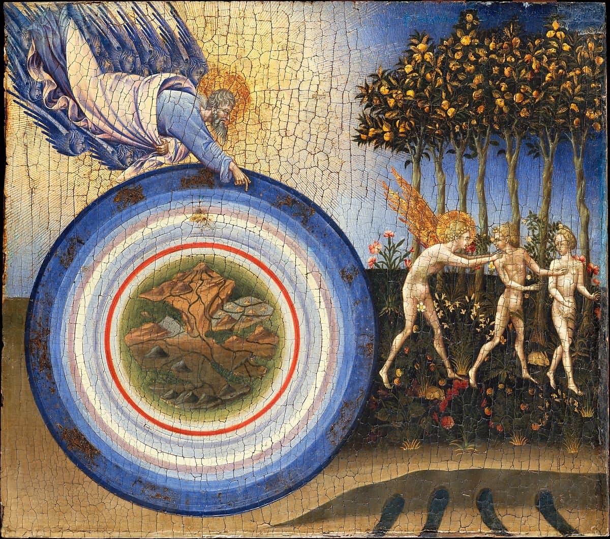 The Creation of the World and the Expulsion from Paradise (Giovanni di Paolo, 1445)