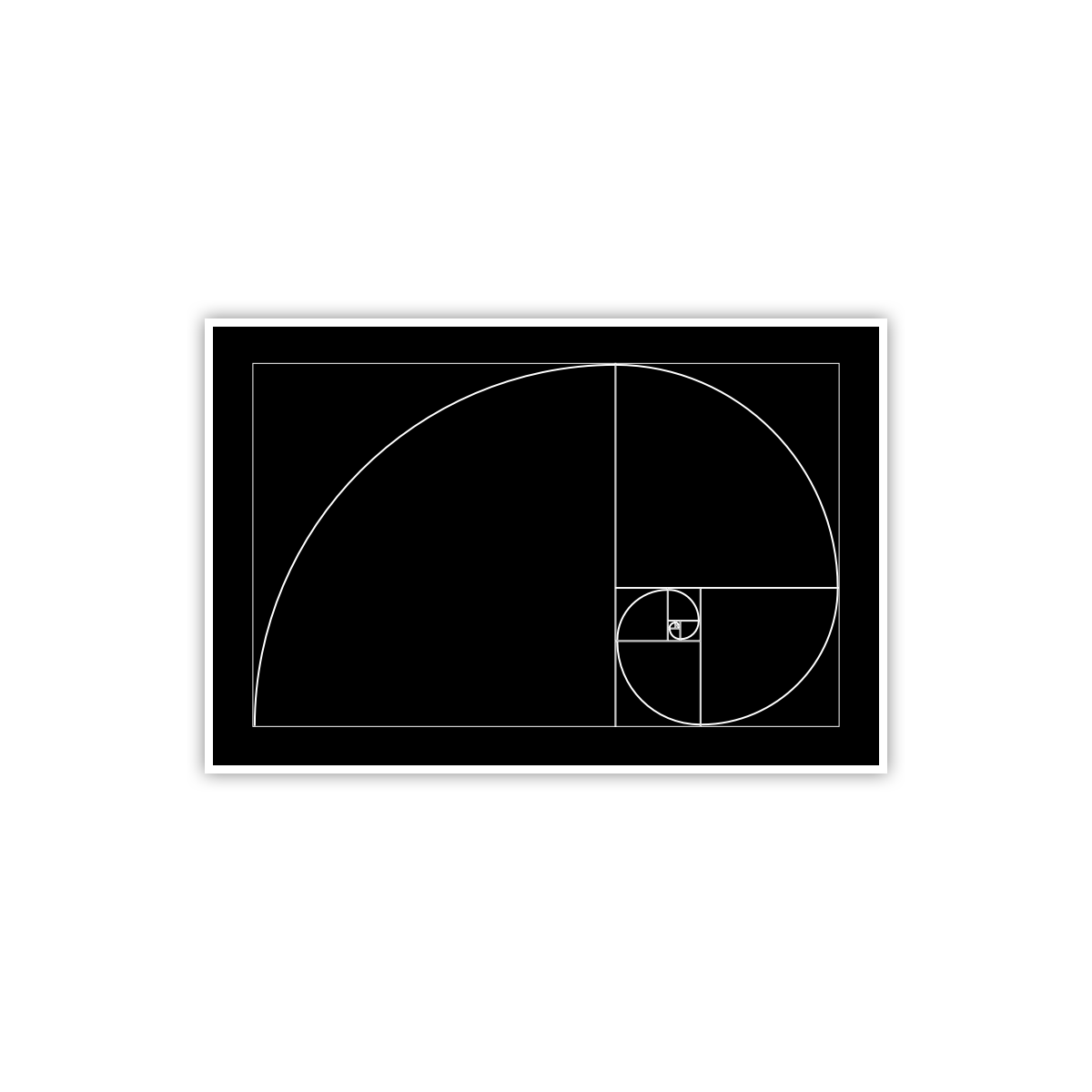 Golden Rectangle — sacred geometry diagram